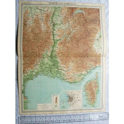 1922 The Times Plate 31 South Eastern France