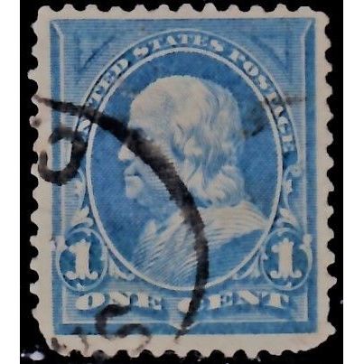 USA, 1894 1c Franklin, SG251 (Scott #247), used.