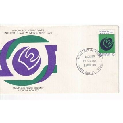 Australia 1975 International Womens Year FDC Elizabeth SA cancel unaddressed VGC