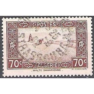 Algérie 1938 Michel 141 O Cote (2005) 0.40 € Halte saharienne Cachet rond