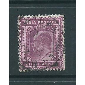 india stamp edward vfu sg133 sg 133 used purple
