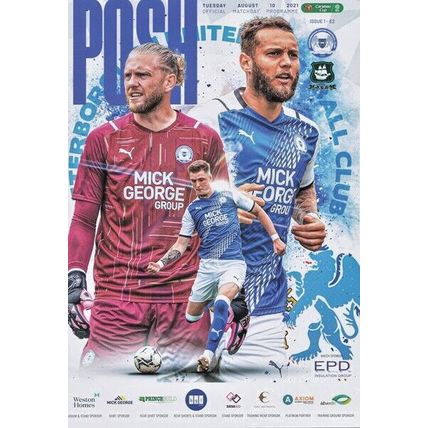 PETERBOROUGH UNITED v PLYMOUTH ARGYLE CARABAO CUP ROUND 1 2021/22