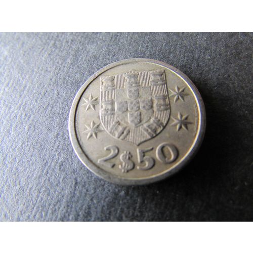 1964 PORTUGAL 2.50 ESCUDOS. FREE POST. V