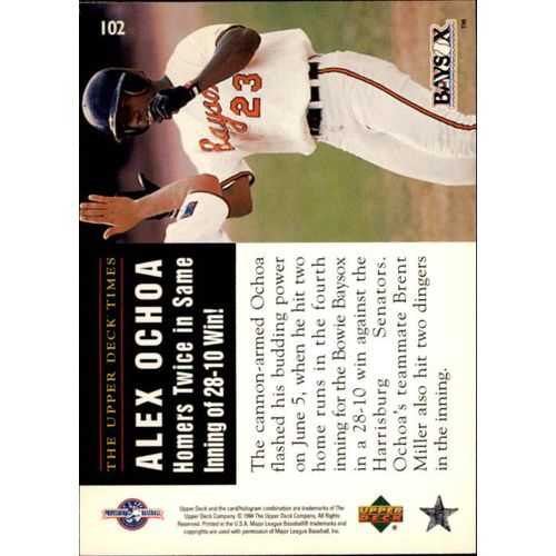 1994 Upper Deck minors Alex Ochoa