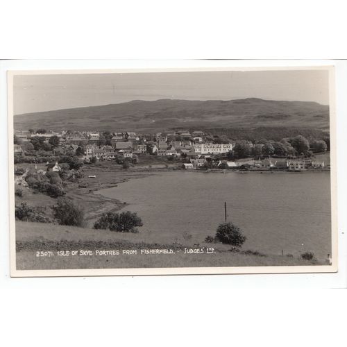 Portree from Fisherfield Isle of Skye Postcard 25071