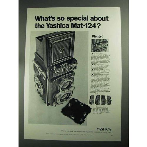 1968 Yashica Mat-124 Camera Ad - What's So Special?