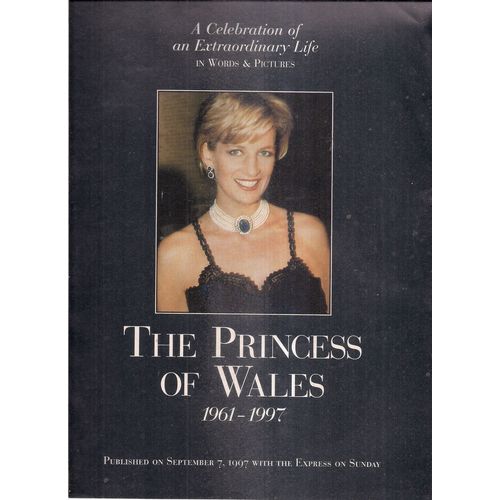 THE PRINCESS OF WALES . DIANA. 32 page SUNDAY EXPRESS booklet September 7th 1997