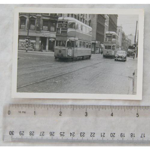 Photo Glasgow Tram no.1262 in 1960