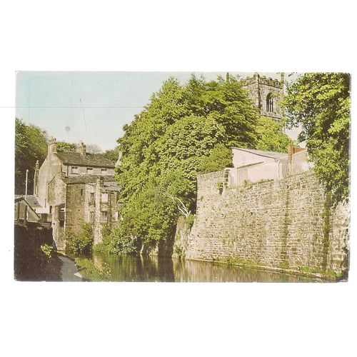 THE SPRINGS, SKIPTON, YORKSHIRE .used postcard 1985 postmark =