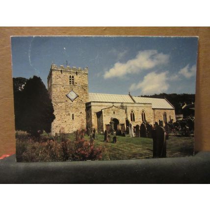 ST. THOMAS'S CHURCH, STANHOPE , County Durham unused vintage postcard #