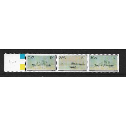 SouthWestAfrica.Otto Schroder trio of images.Unmounted Mint.May21a