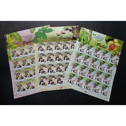 Malaysia Medicinal Plants IV 2018 Fruits Food Vegetables Flower (sheetlet) MNH