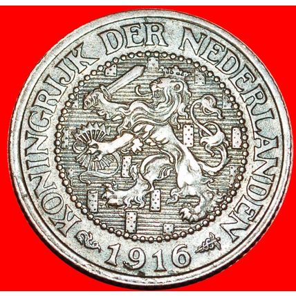 2 sold LION (1912-1941): NETHERLANDS ★ 2 1/2 CENTS 1916! ★LOW START★NO RESERVE