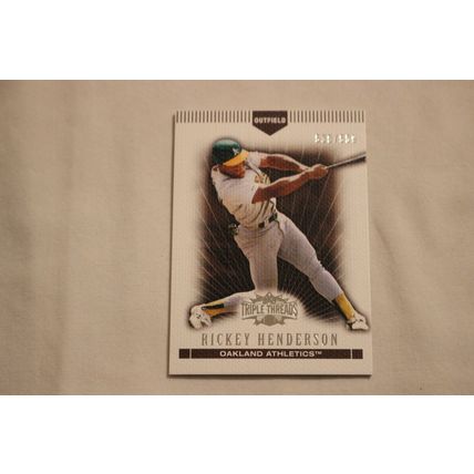 Rickey Henderson 2007 Topps Triple Threads SEPIA NO. 122 538/599