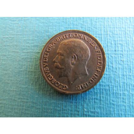 1917 GEORGE V FARTHING FREE POST (uebid)