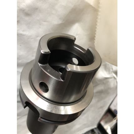 NEW BILZ UTS-93255 WSLH E25 140/ HSKA100 ENDMILL TOOL HOLDER, 25mm-BORE,Ay