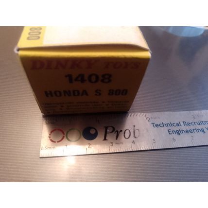 Dinky - 1408 Honda S 800 Reproduction /Replica Box
