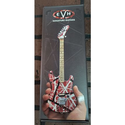 EDDIE VAN HALEN- Red/White "5150" 1:4 Scale Replica Guitar ~Licensed~