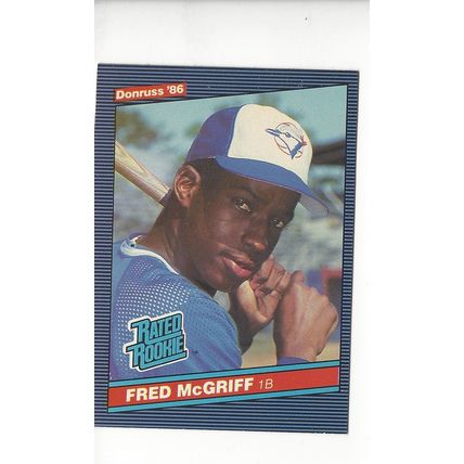 1986 DONRUSS FRED MCGRIFF RR #28