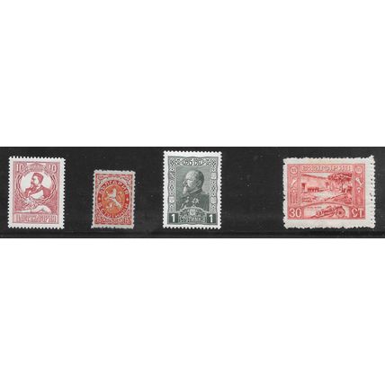 BULGARIA MIX 4 STAMPS MINT MH