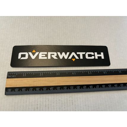 Overwatch Logo 6'' x 1.5'' Flat Magnet