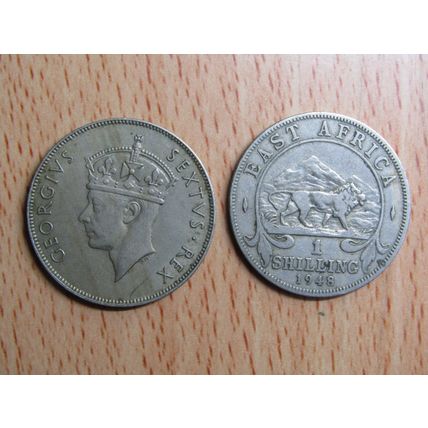 East Africa 1948 1 Shilling Coin