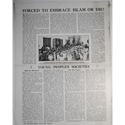 Forced to embrace Islam or Die! / Launch of The "Clermont" - 1909. Story & Print