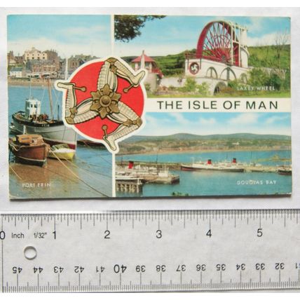 1977 postcard The Isle of Man, multi-view