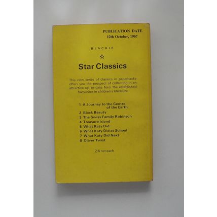 Treasure Island, by Robert Louis Stevenson | PB Blackie Star, 1967 | Very Good