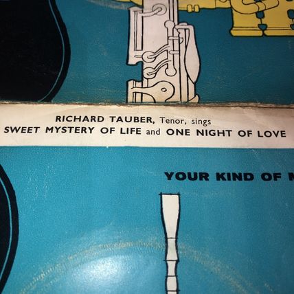 Richard Tauber 7" Vinyl records Job Lot Set Of 5.