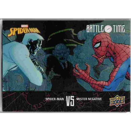 2024 UPPER DECK SPIDER-MAN ' BATTLE TIME ' card # BT - 18