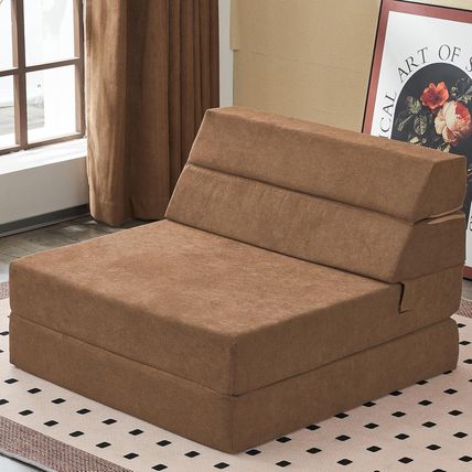 Jela Foldable Sofa Bed Large Soft Foam Convertible Sleeper Chair Luxury Miss Fab