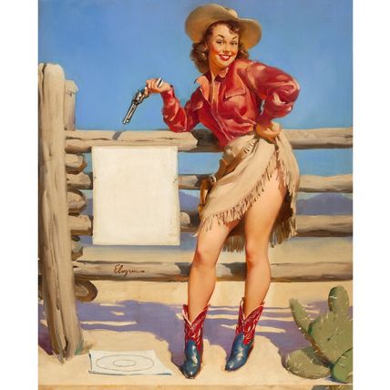 Pinup Girl - Beat That 1953 Poster Canvas Picture Art Movie Car Game Film