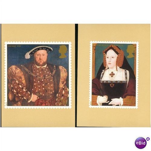 GB PHQ's mint set 1997 - 450th Death Anniv Henry V111