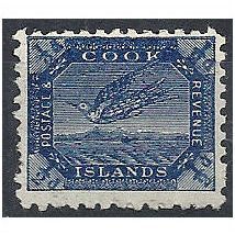 Cook Islands 1900 SG11ba 1/2d Deep Blue Mounted Mint . .