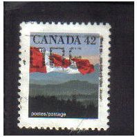1989 canada flag 42c f/u sg1356