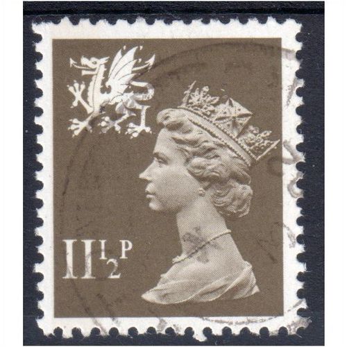 Sg W35 11 1/2p drab v/ fine used