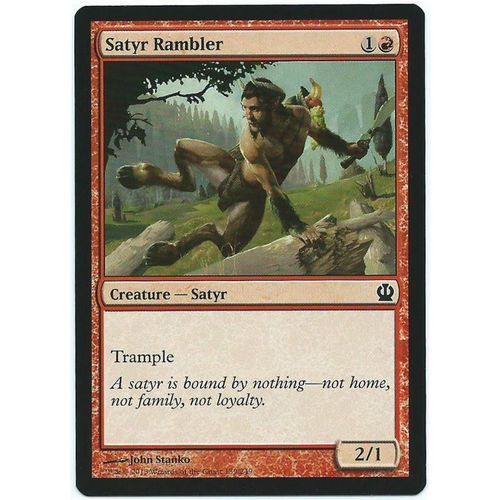 Magic the Gathering MTG Theros 139/249 Satyr Rambler