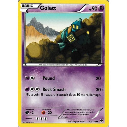 Pokemon XY Furious Fists 42/111 Golett