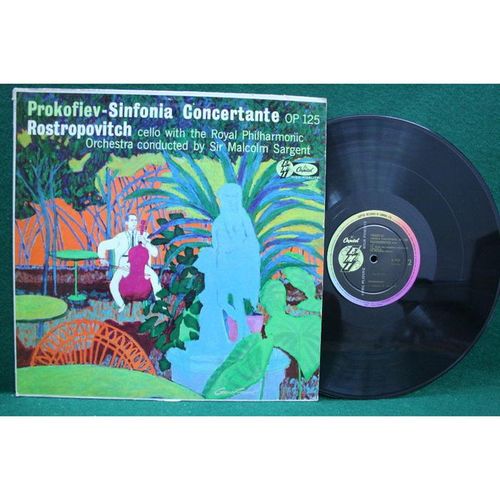 Rostropovitch/Sargent - Prokofiev: Sinfonia/Rachmaninoff: Vocalise - G 7121 - EX