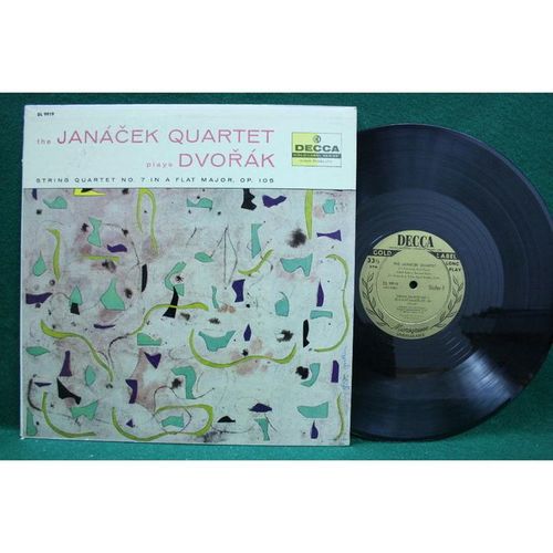 Janacek Quartet - Dvorak: String Quartet No. 7 in A Flat Major - DL 9919 - EX