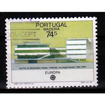 Madeira Europa Cept 1987 gestempeld