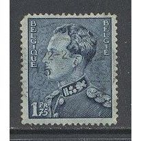 Belguim.SG761 1f 75 King Leopard III (Blue).Fine Used.Dec14