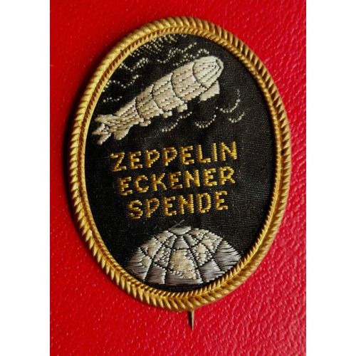 German Zeppelin Airship Fundraising Pin Original Zeppelin Eckener Fund LZ - 127