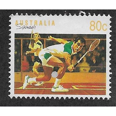 AUS 1989 80c 'SPORTS - TENNIS' FINE USED (EBID67-324)