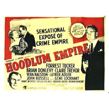 Cinema HOODLUM EMPIRE Forrest Tucker, Claire Trevor Poster Art Postcard