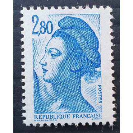 FRANCE: 1982 Liberty 2f.80 blue: SG2470 MNH