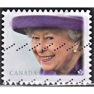CANADA, 2019 'P' ERII, SG 2469b (Scott #3137), used.