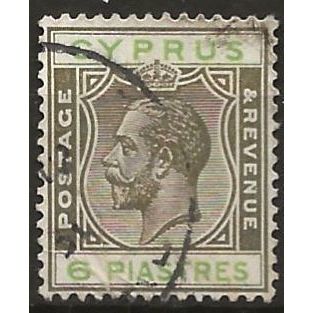 Cyprus 1924 SG112 9pi Brown & Purple Fine Used ..