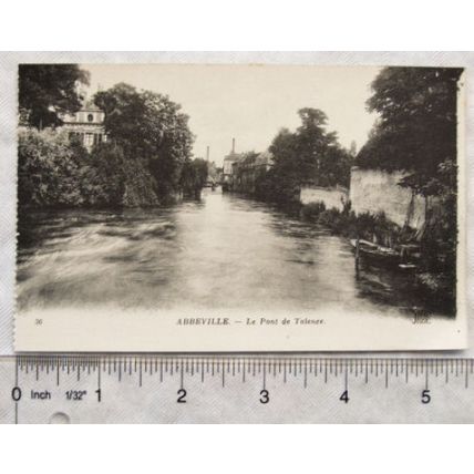 vintage postcard Abbeyville - Le Pont de Talence